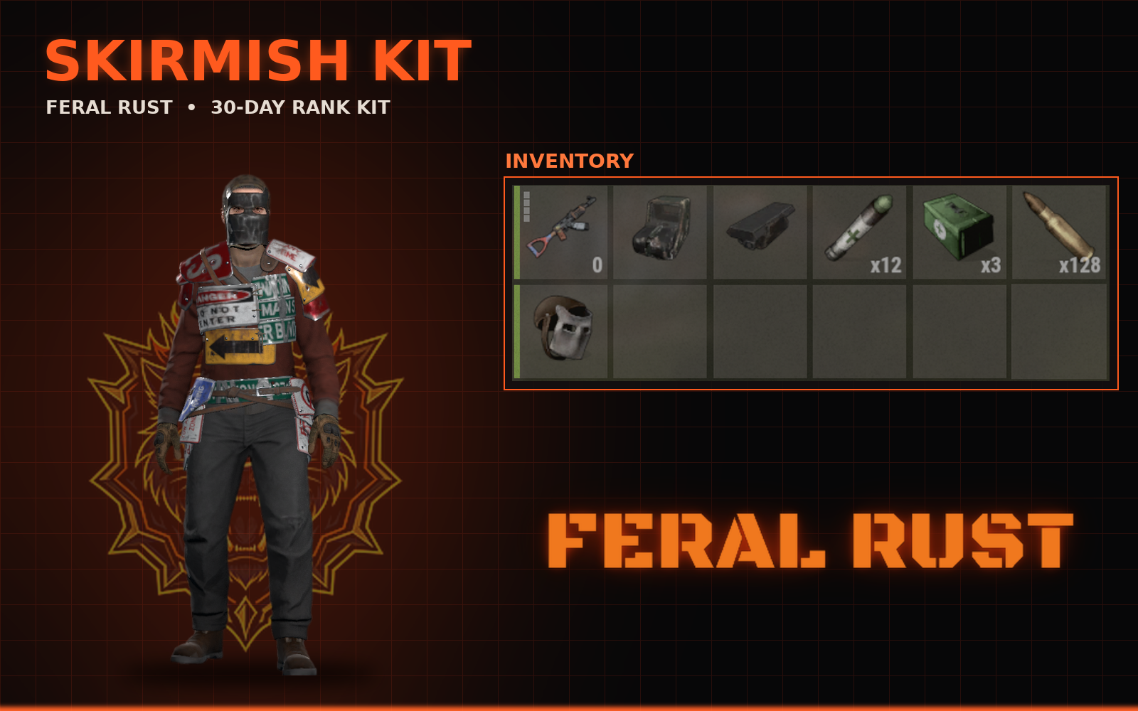 Skirmish kit contents
