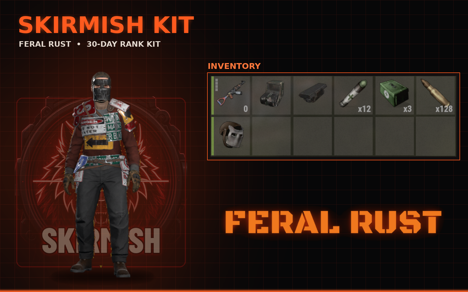 Skirmish kit contents